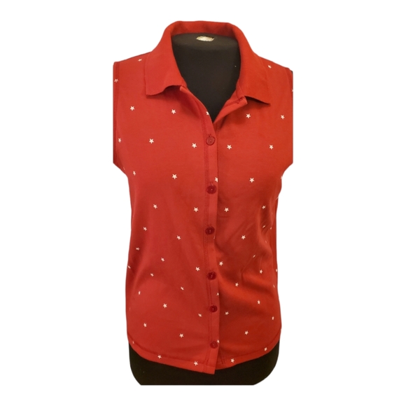 C & B SPORT, RED, WHITE STARS, SMALL, NWT - Picture 2 of 3